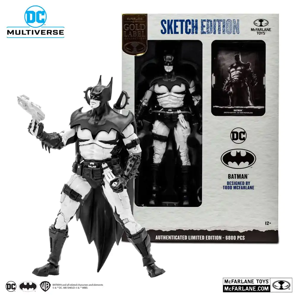 DC Multiverse Action Figure Batman od Todda McFarlane'a Sketch Edition (Gold Label) 18 cm zdjęcie produktu