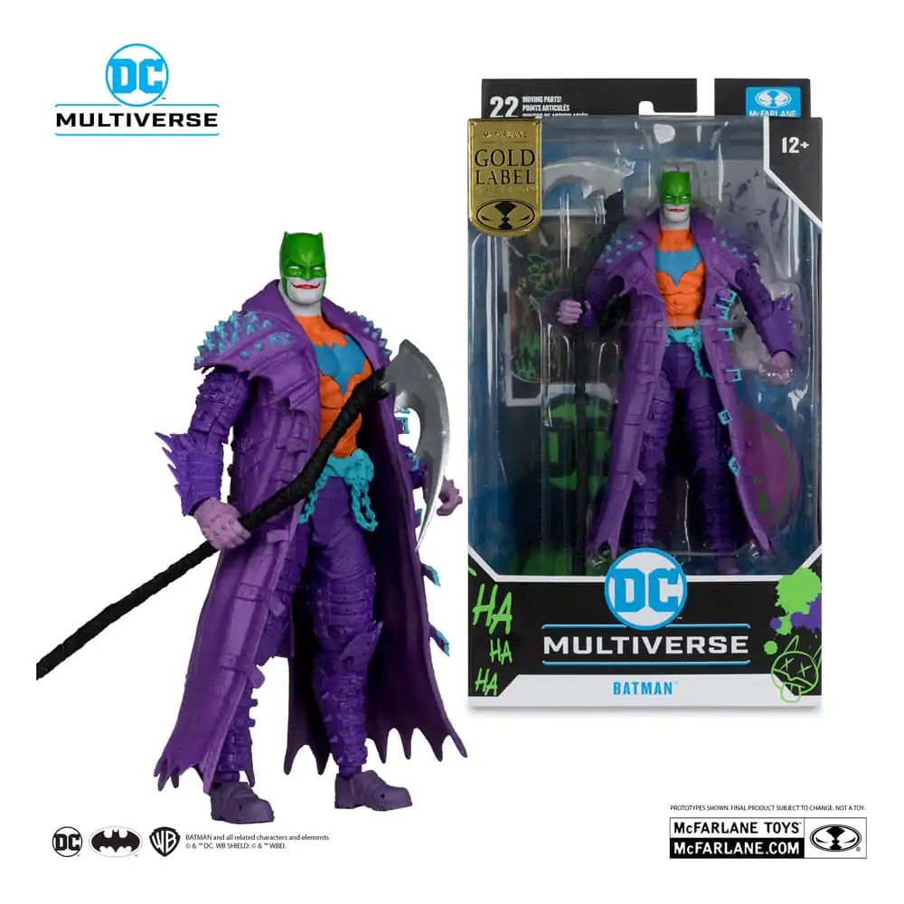 DC Multiverse Figurka Akcji Batman (Dark Nights: Death Metal) Jokerized (Gold Label) 18 cm zdjęcie produktu