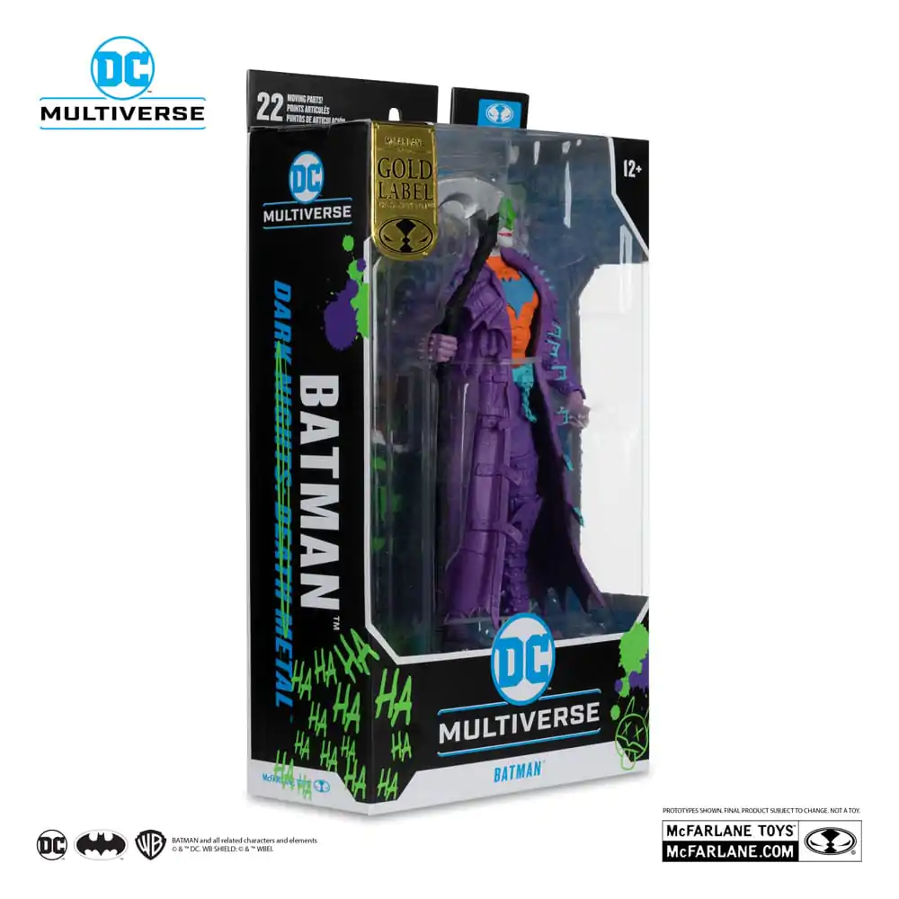 DC Multiverse Figurka Akcji Batman (Dark Nights: Death Metal) Jokerized (Gold Label) 18 cm zdjęcie produktu