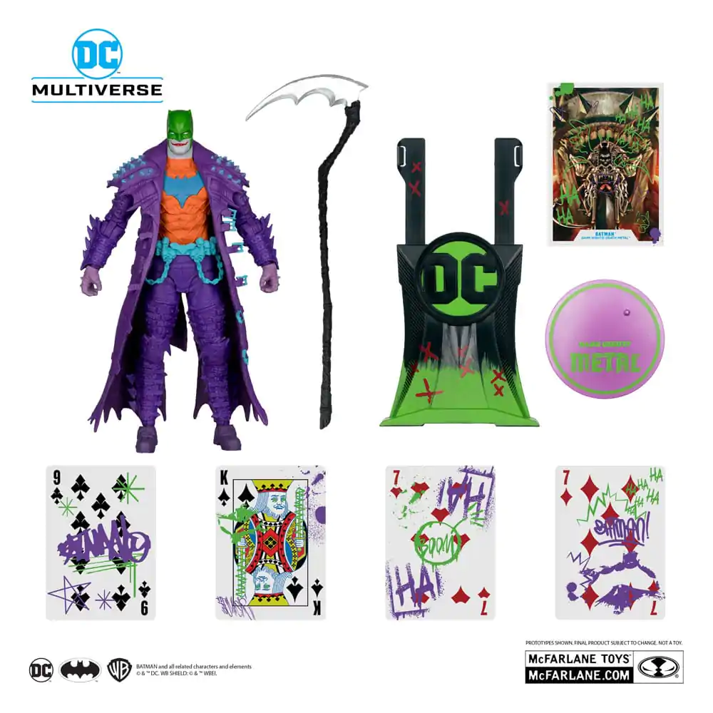 DC Multiverse Figurka Akcji Batman (Dark Nights: Death Metal) Jokerized (Gold Label) 18 cm zdjęcie produktu