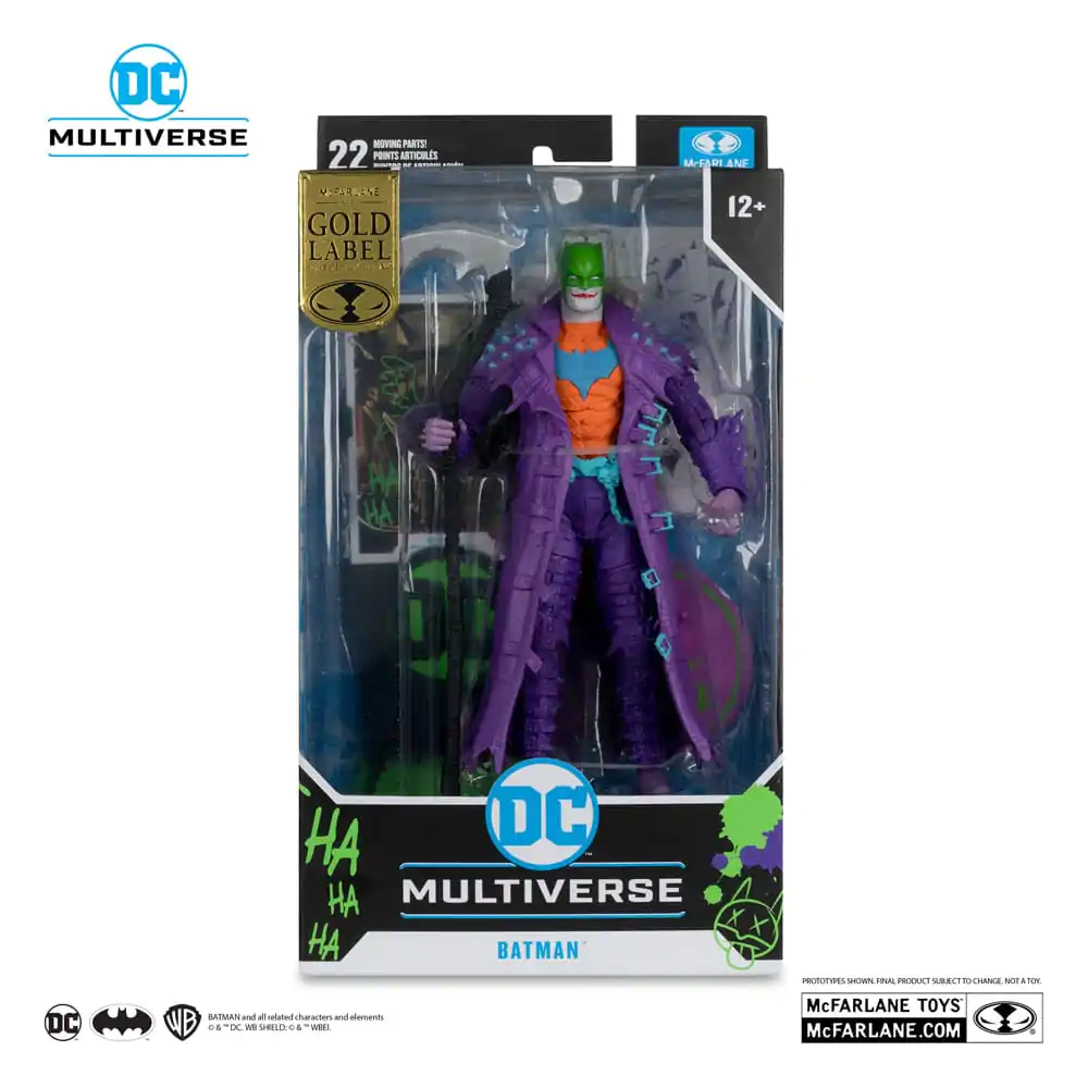 DC Multiverse Figurka Akcji Batman (Dark Nights: Death Metal) Jokerized (Gold Label) 18 cm zdjęcie produktu