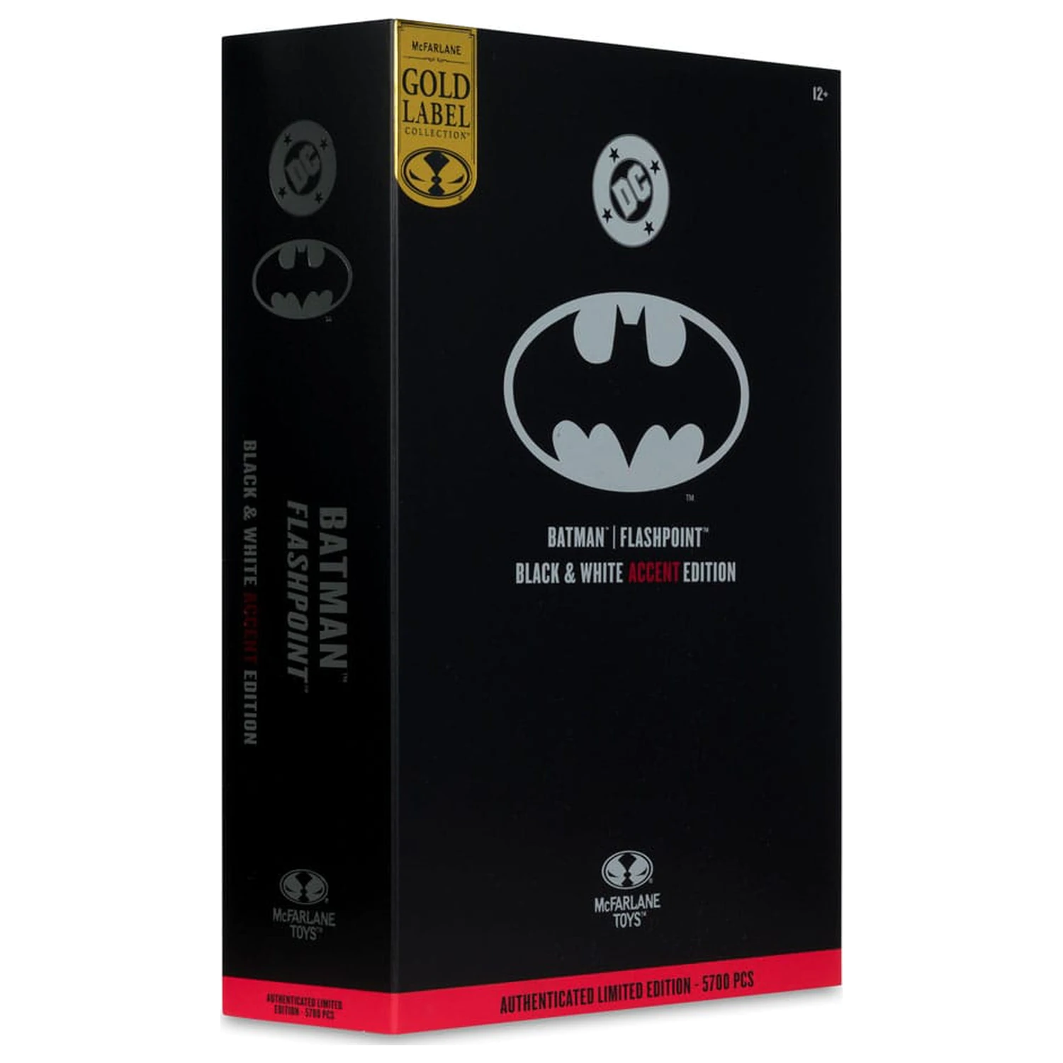 DC Multiverse Figurka Akcji Batman (Flashpoint) (Wersja z Czarno-Białymi Akcentami) (Złota Etykieta) 18 cm zdjęcie produktu