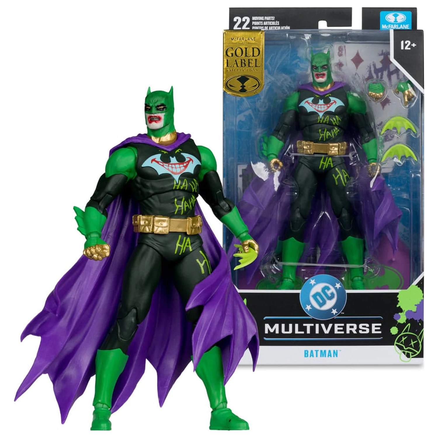 DC Multiverse Figurka akcji Batman (Joker War) (Jokerized) (Gold Label) 18 cm zdjęcie produktu
