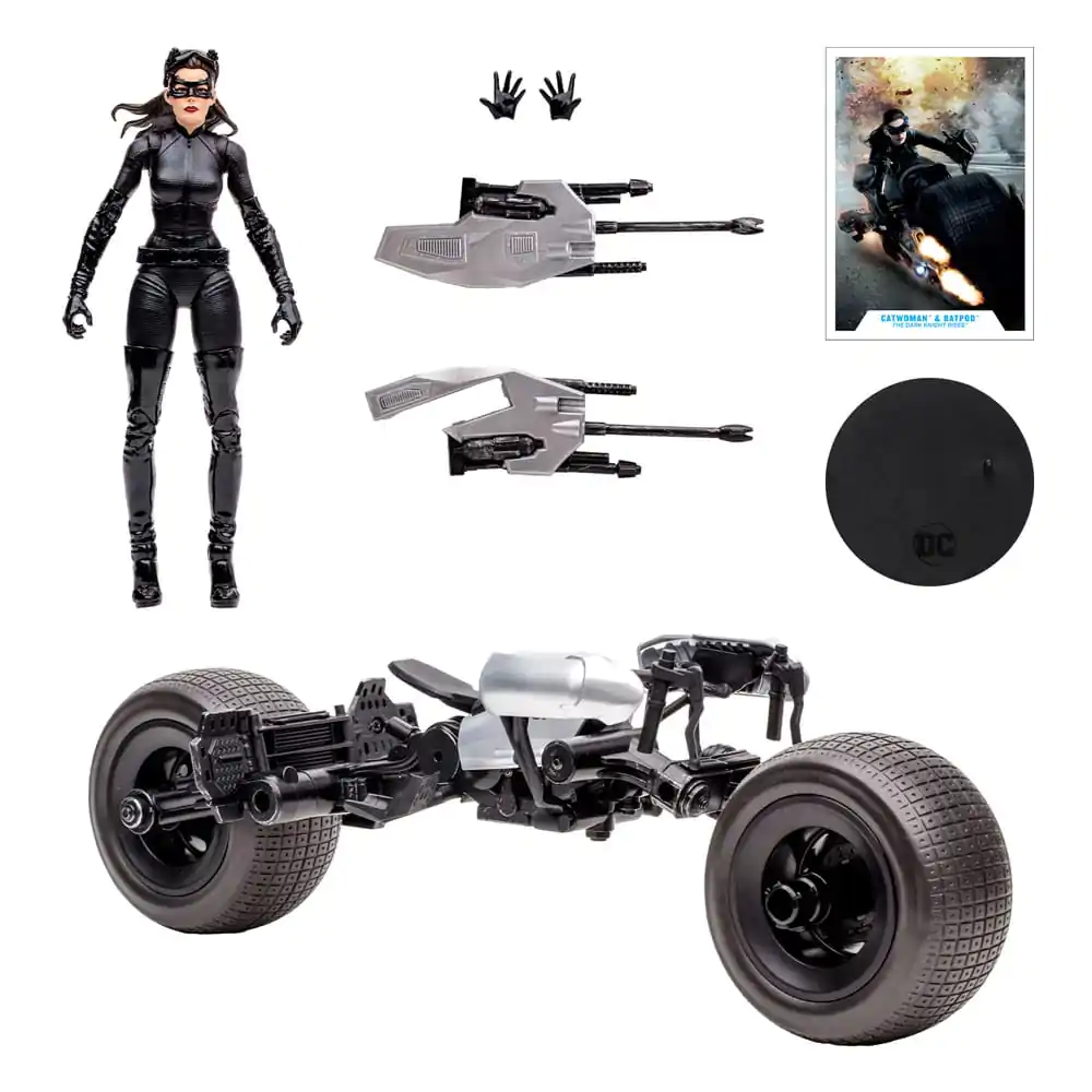 DC Multiverse Pojazd Batpod z Catwoman (The Dark Knight Rises) zdjęcie produktu