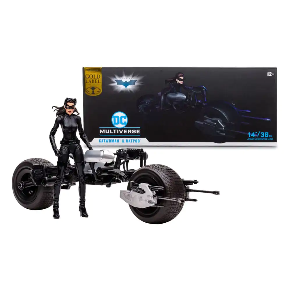 DC Multiverse Pojazd Batpod z Catwoman (The Dark Knight Rises) zdjęcie produktu