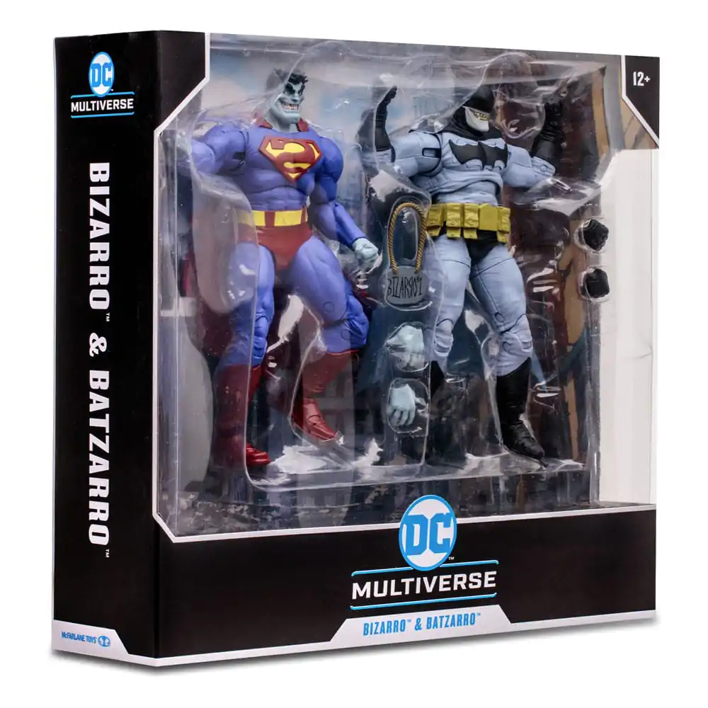 DC Multiverse Figurki Akcji 2-Pak Bizarro & Batzarro 18 cm zdjęcie produktu