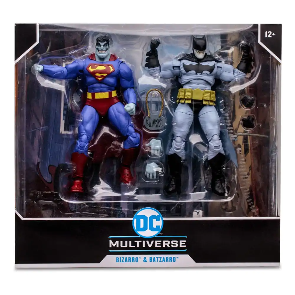 DC Multiverse Figurki Akcji 2-Pak Bizarro & Batzarro 18 cm zdjęcie produktu