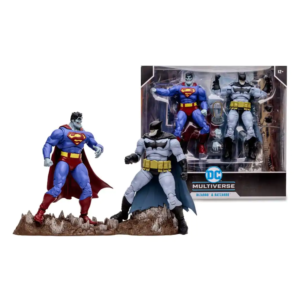 DC Multiverse Figurki Akcji 2-Pak Bizarro & Batzarro 18 cm zdjęcie produktu