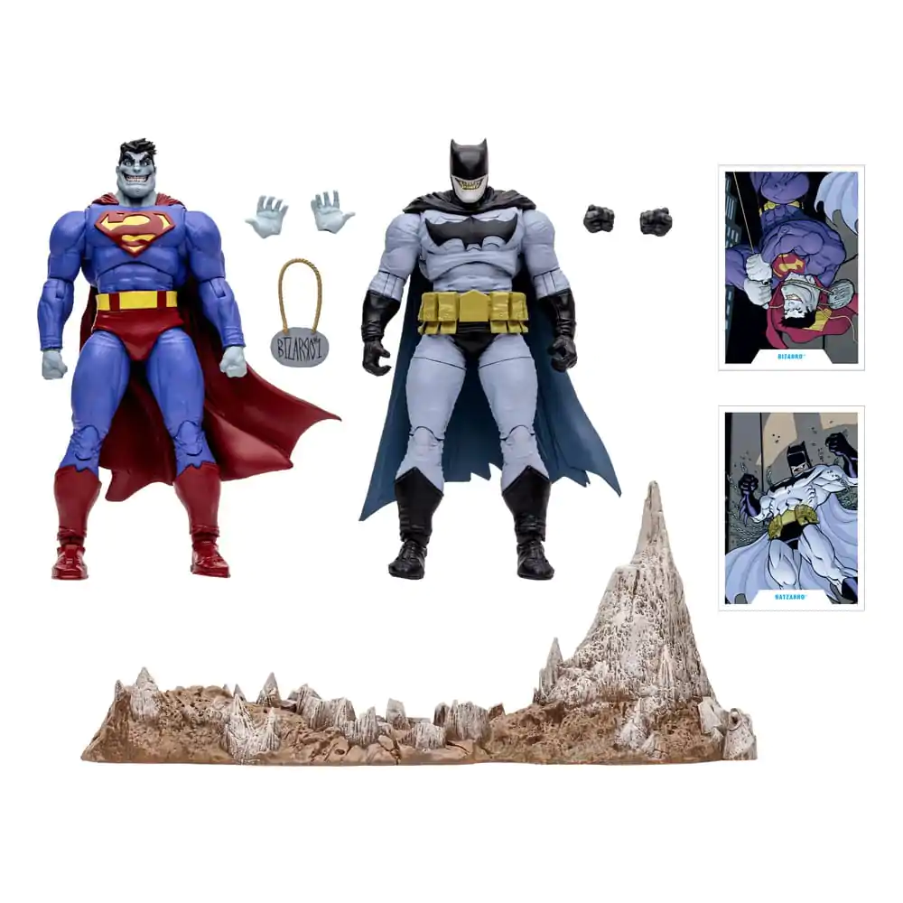 DC Multiverse Figurki Akcji 2-Pak Bizarro & Batzarro 18 cm zdjęcie produktu