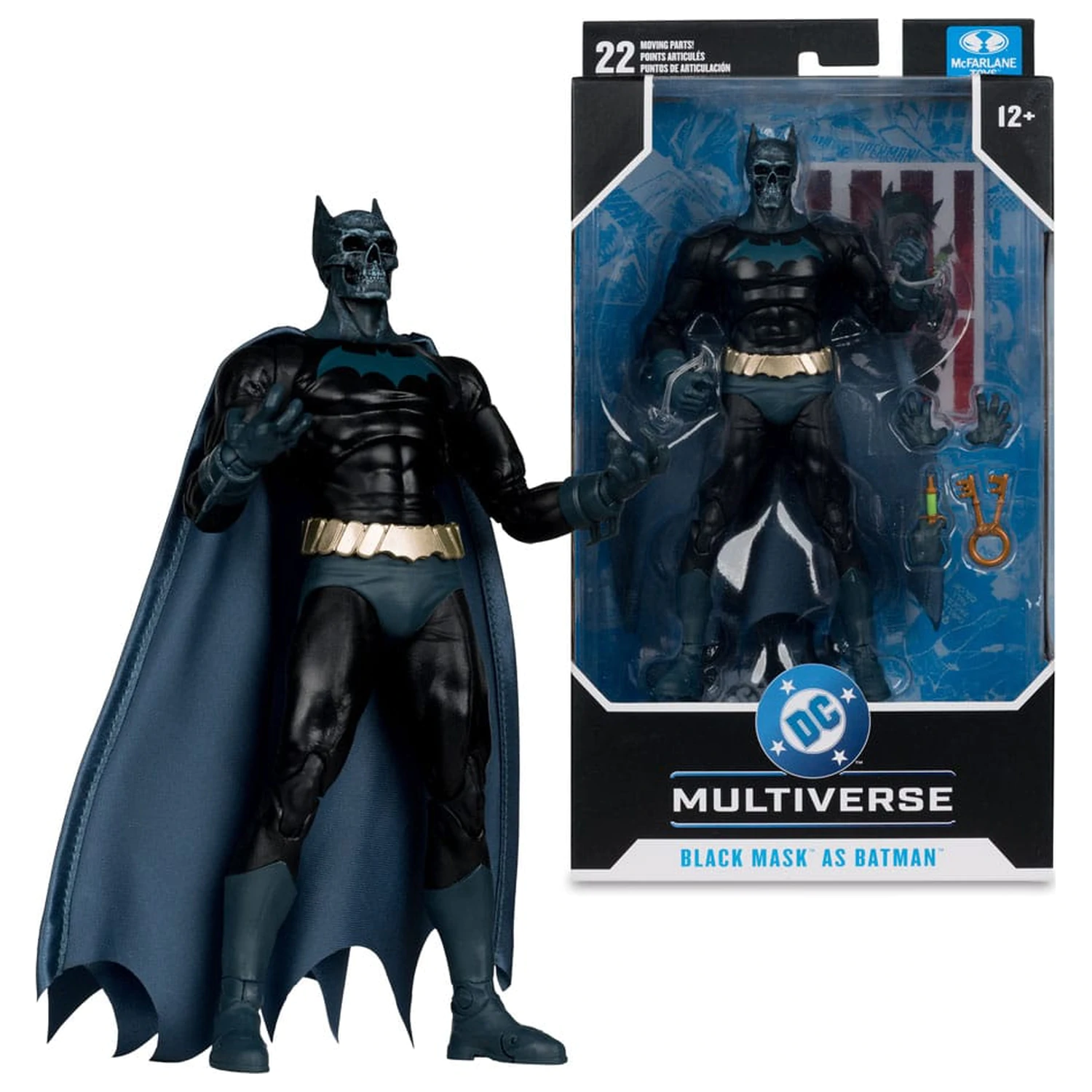 DC Multiverse Figurka akcji Black Mask jako Batman (Beneath the Mask) 18 cm zdjęcie produktu