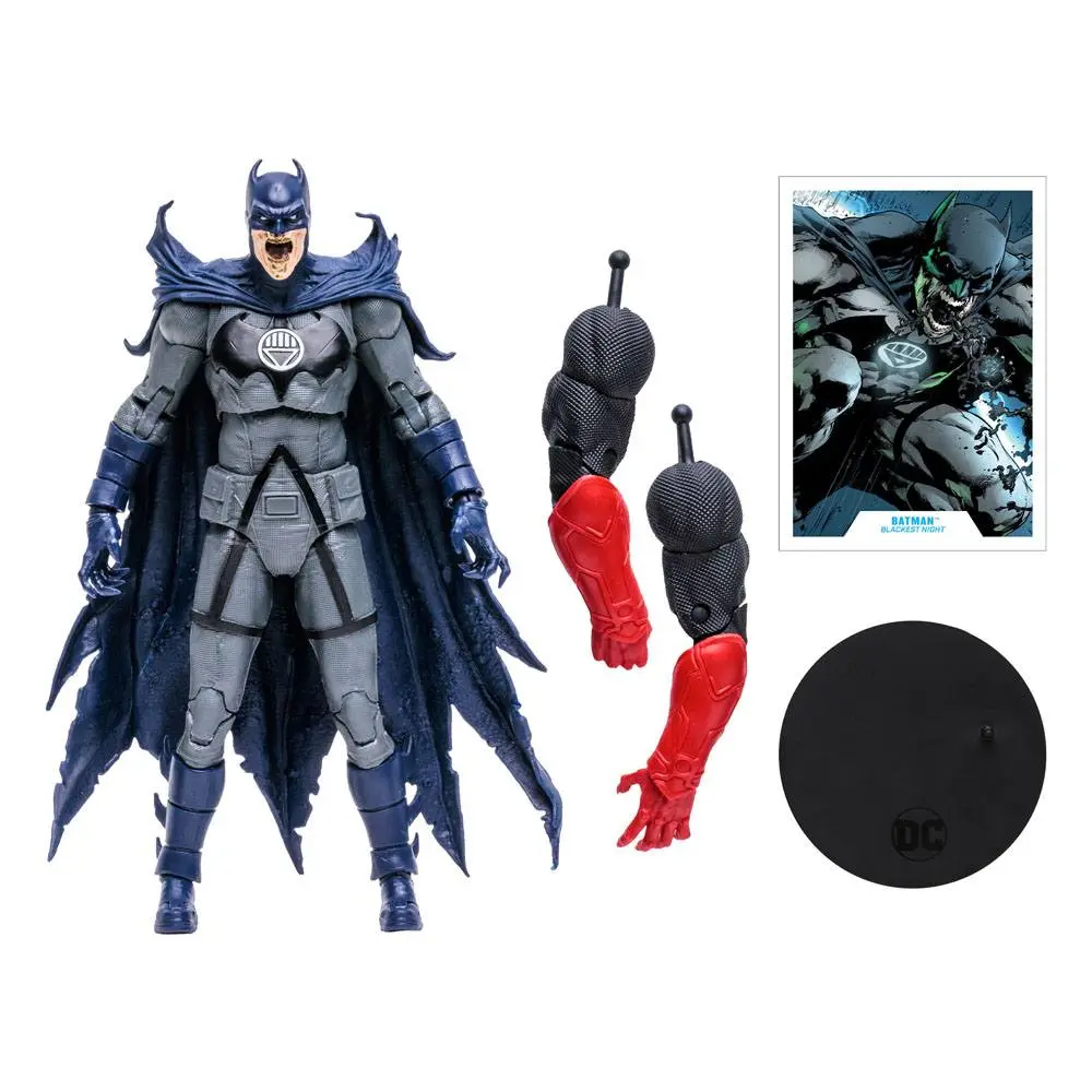 DC Multiverse Zbuduj Figurkę Akcji Batman (Blackest Night) 18 cm zdjęcie produktu