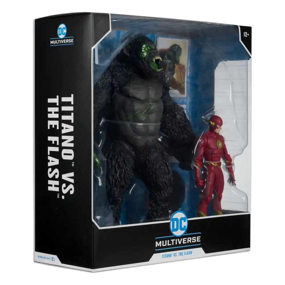 DC Multiverse Figurka Akcji 2-Pack Flash vs. Titano 18 cm zdjęcie produktu