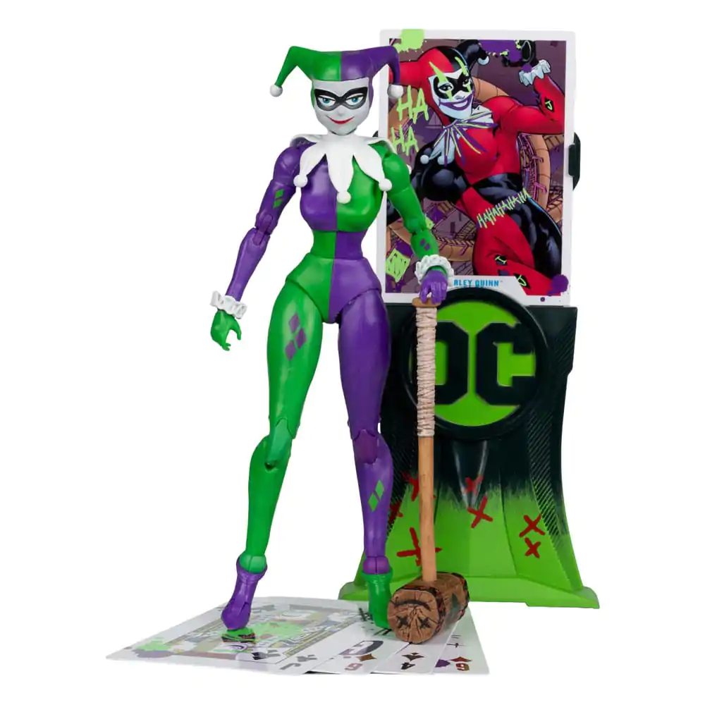 Figurka Akcji DC Multiverse Harley Quinn (DC Classic) Jokerized (Gold Label) 18 cm zdjęcie produktu