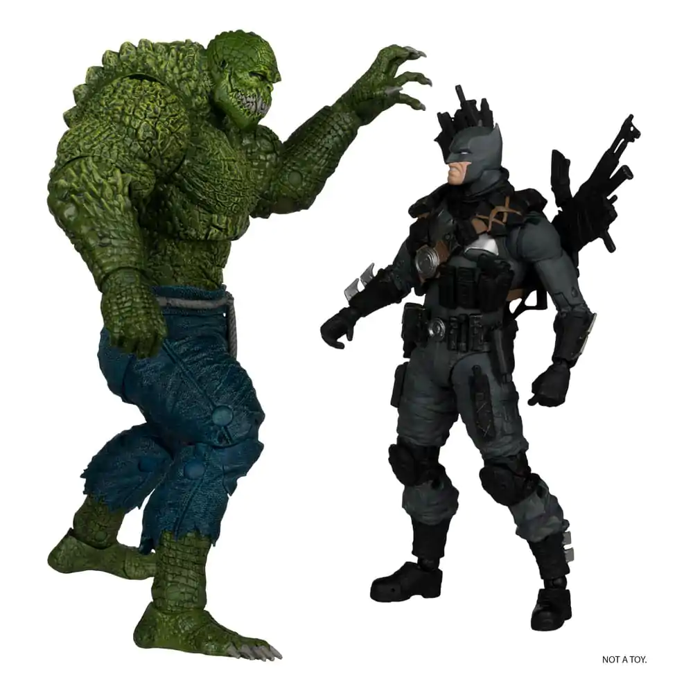 DC Multiverse McFarlane Edycja Kolekcjonerska Figurka Akcji 2-Pack #03 Batman vs. Killer Croc 18 cm zdjęcie produktu