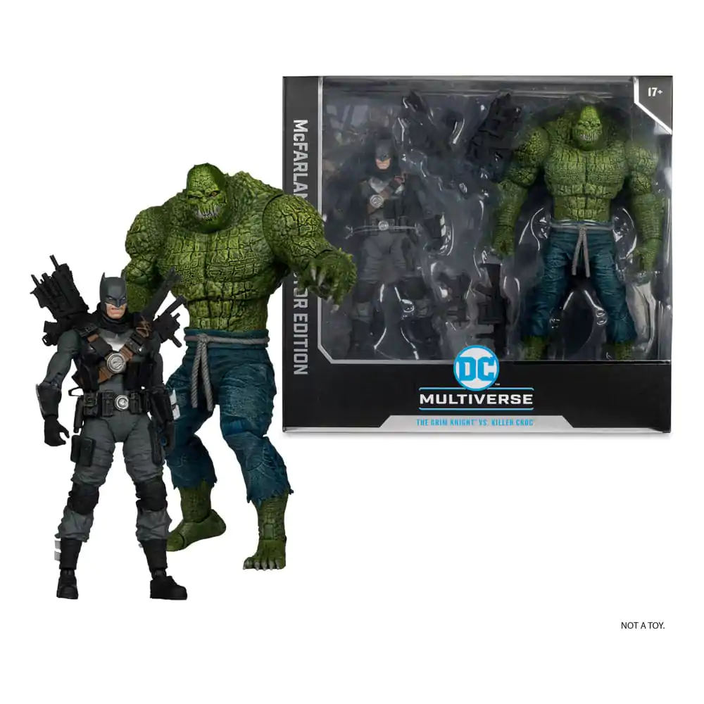 DC Multiverse McFarlane Edycja Kolekcjonerska Figurka Akcji 2-Pack #03 Batman vs. Killer Croc 18 cm zdjęcie produktu