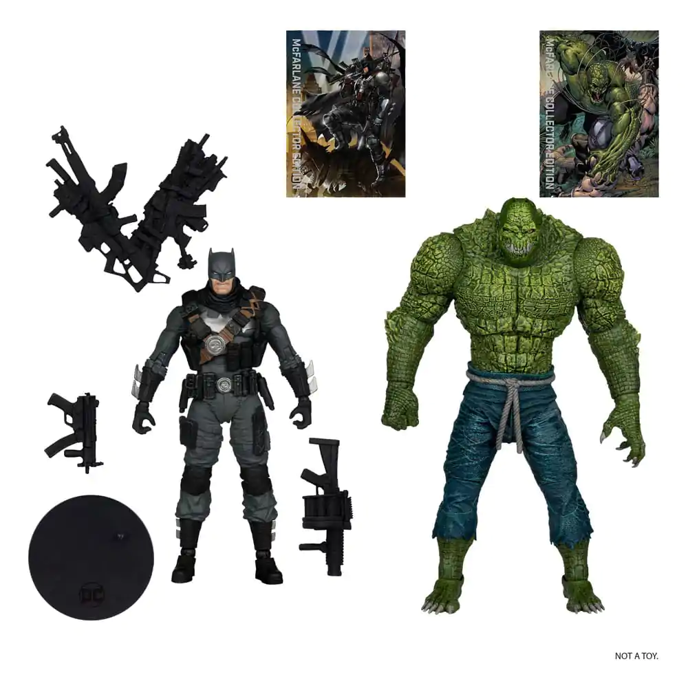 DC Multiverse McFarlane Edycja Kolekcjonerska Figurka Akcji 2-Pack #03 Batman vs. Killer Croc 18 cm zdjęcie produktu