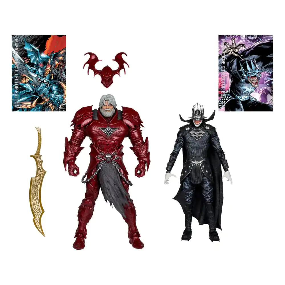 DC Multiverse McFarlane Collector Edition Figurki Akcji Zestaw 2-pak #04 Batman who laughs (Knight Armor) & Merciless (Dark Multiverse) 18 cm zdjęcie produktu