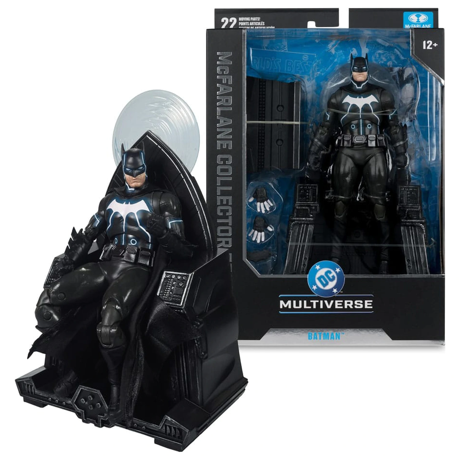 DC Multiverse McFarlane Kolekcjonerska Edycja Figurka #47 Batman i Krzesło Mobiusa (Darkseid War) 18 cm zdjęcie produktu