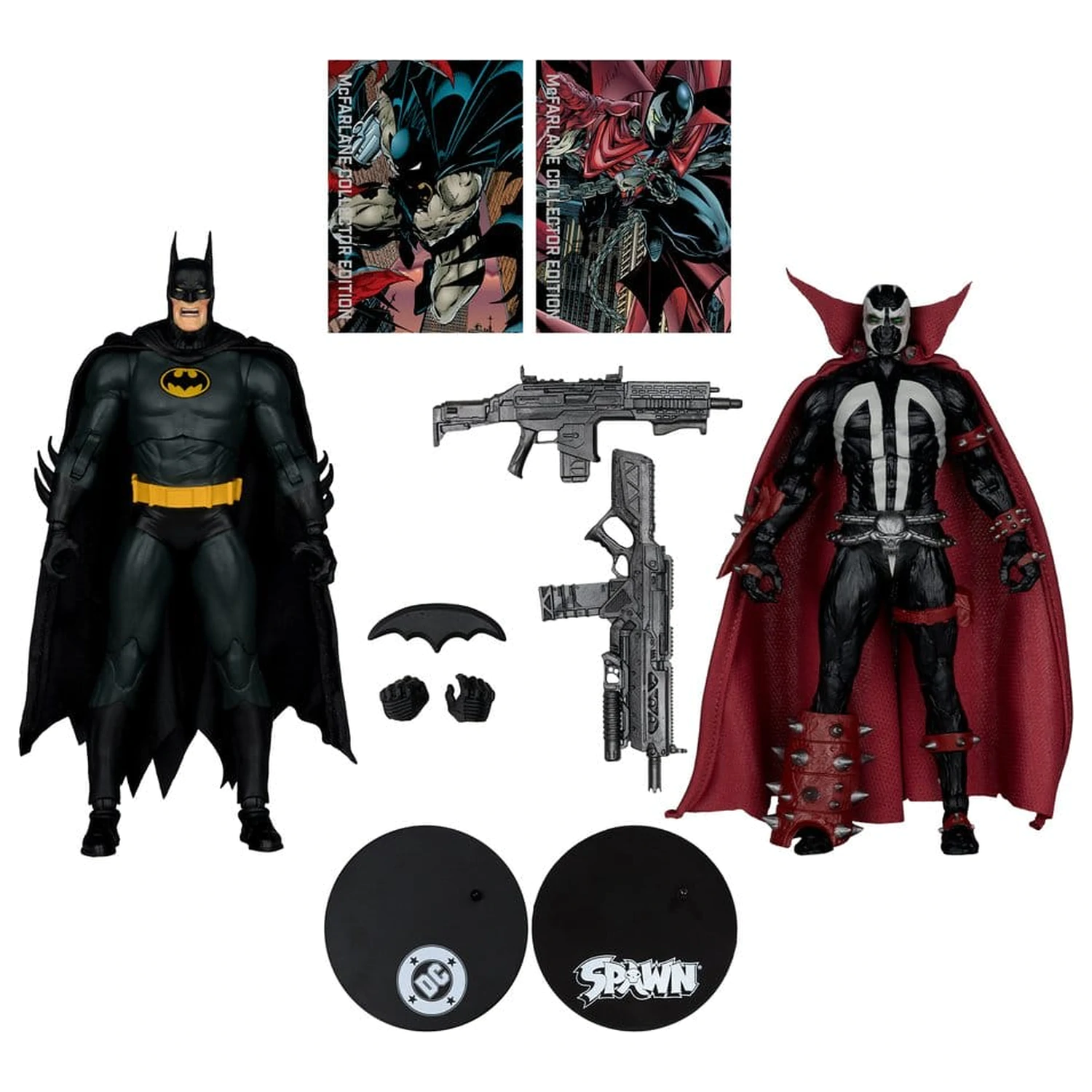 Zestaw 2 figurek akcji DC Multiverse McFarlane Collector Edition Batman & Spawn (Gold Label) 18 cm zdjęcie produktu