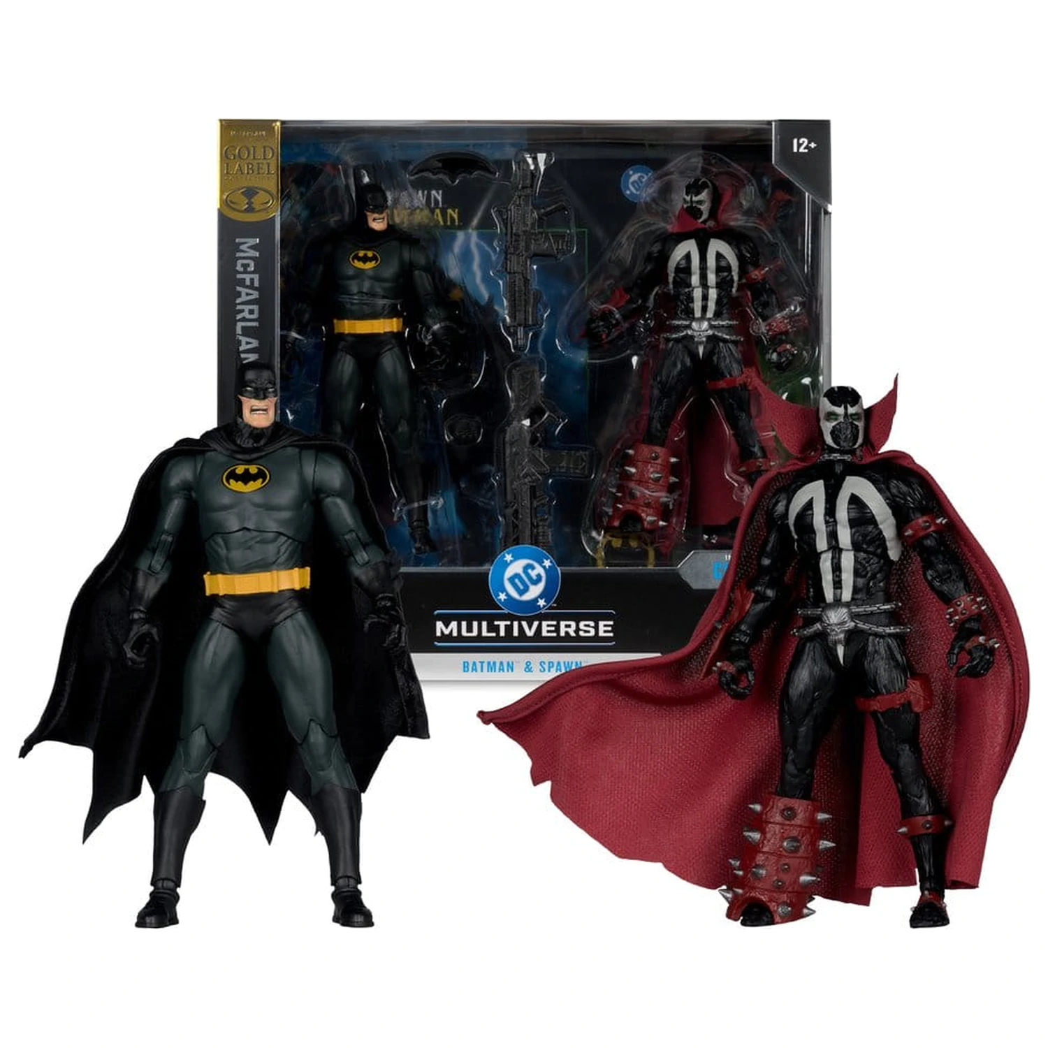 Zestaw 2 figurek akcji DC Multiverse McFarlane Collector Edition Batman & Spawn (Gold Label) 18 cm zdjęcie produktu