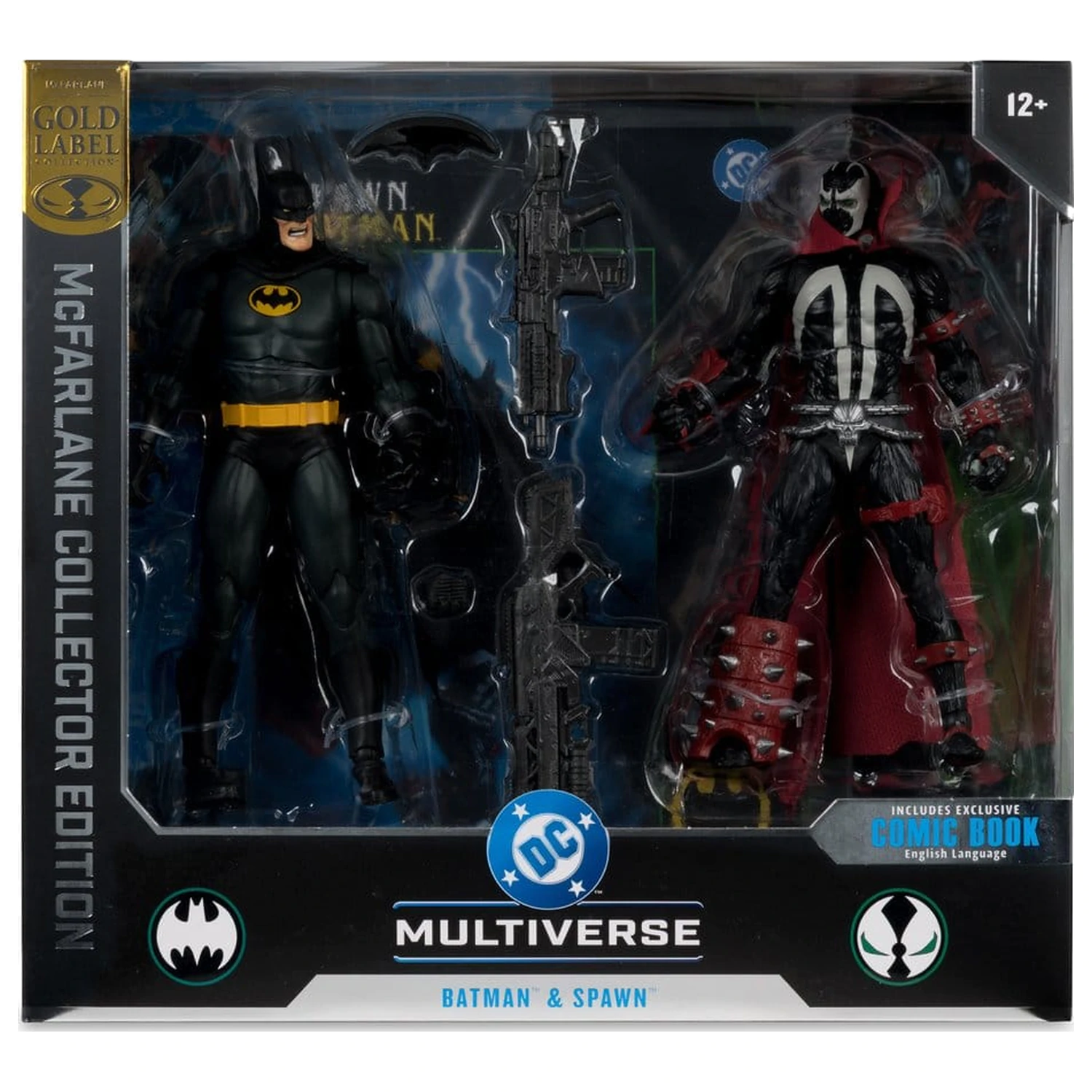Zestaw 2 figurek akcji DC Multiverse McFarlane Collector Edition Batman & Spawn (Gold Label) 18 cm zdjęcie produktu