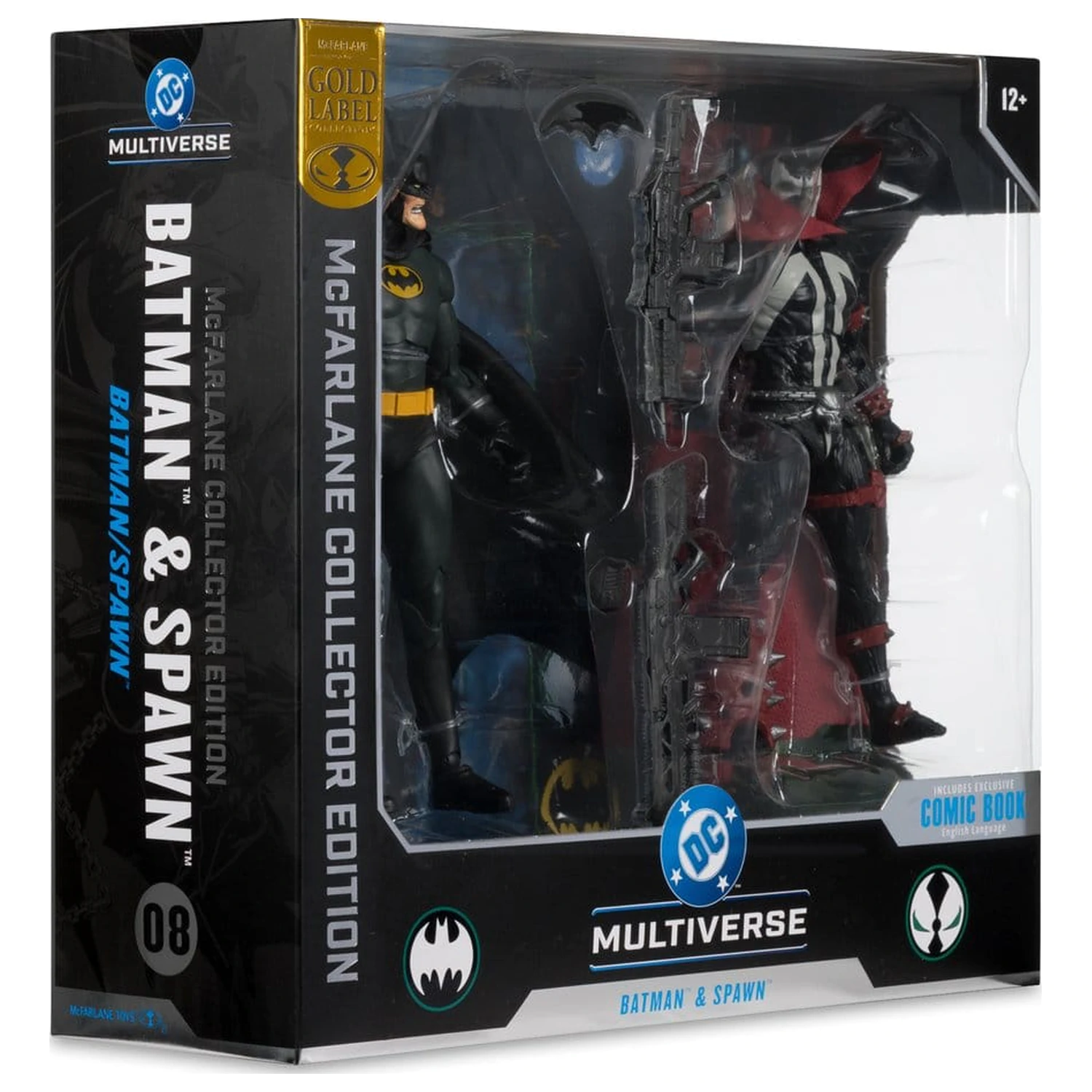 Zestaw 2 figurek akcji DC Multiverse McFarlane Collector Edition Batman & Spawn (Gold Label) 18 cm zdjęcie produktu