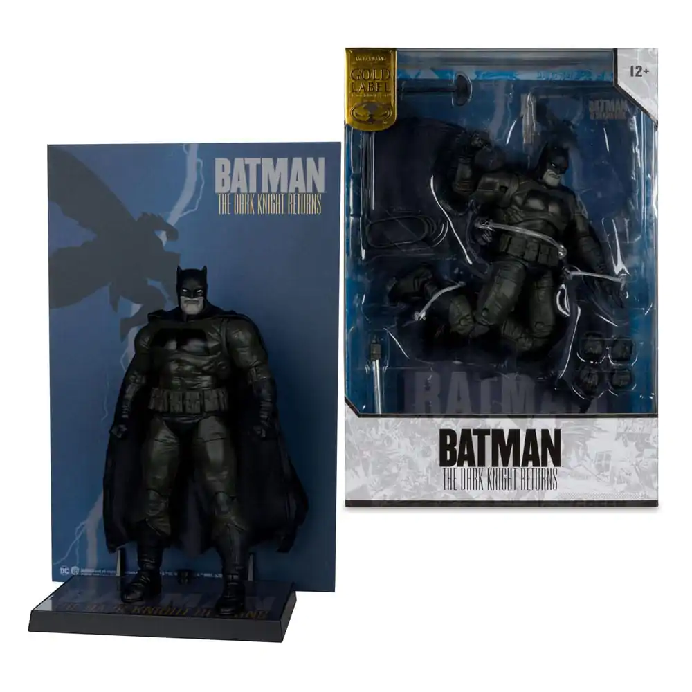 DC Multiverse McFarlane Cover Recreations Figurka Akcji Batman (Batman: The Dark Knight Returns #1) (Gold Label) 18 cm zdjęcie produktu