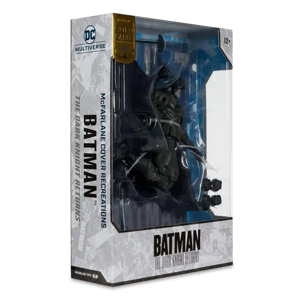 DC Multiverse McFarlane Cover Recreations Figurka Akcji Batman (Batman: The Dark Knight Returns #1) (Gold Label) 18 cm zdjęcie produktu