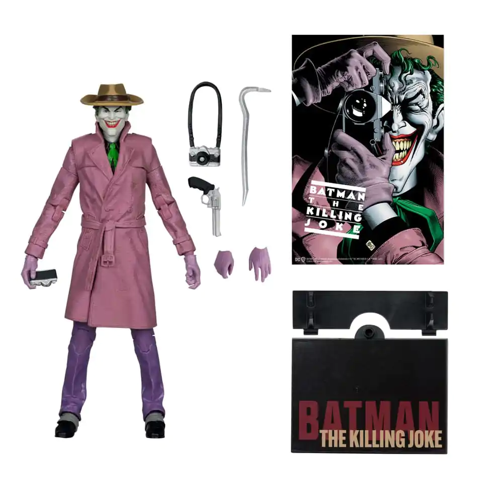 DC Multiverse McFarlane Cover Recreations Figurka Akcji Joker (Batman: Zabójczy żart) (Gold Label) 18 cm zdjęcie produktu