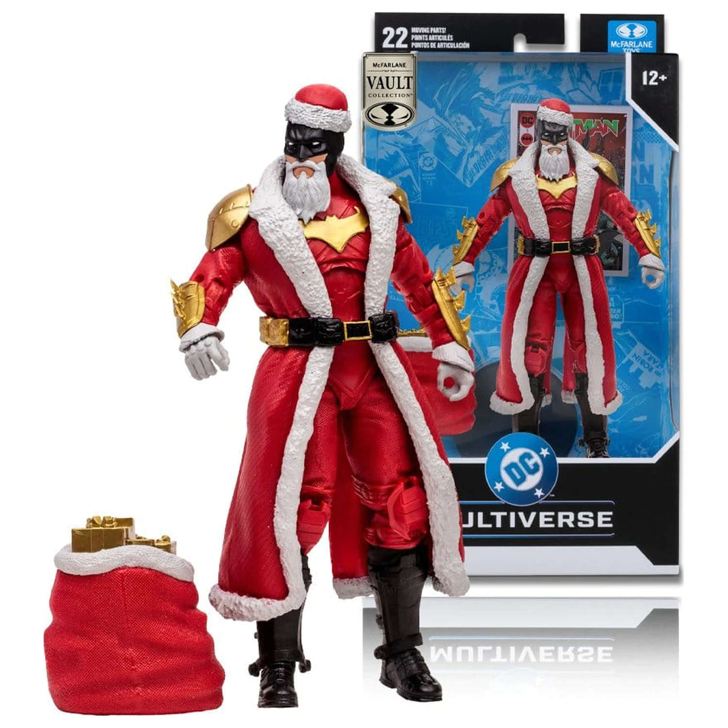 DC Multiverse McFarlane Vault Collection Figurka Akcji Batman (Red Santa Suit) 18 cm zdjęcie produktu