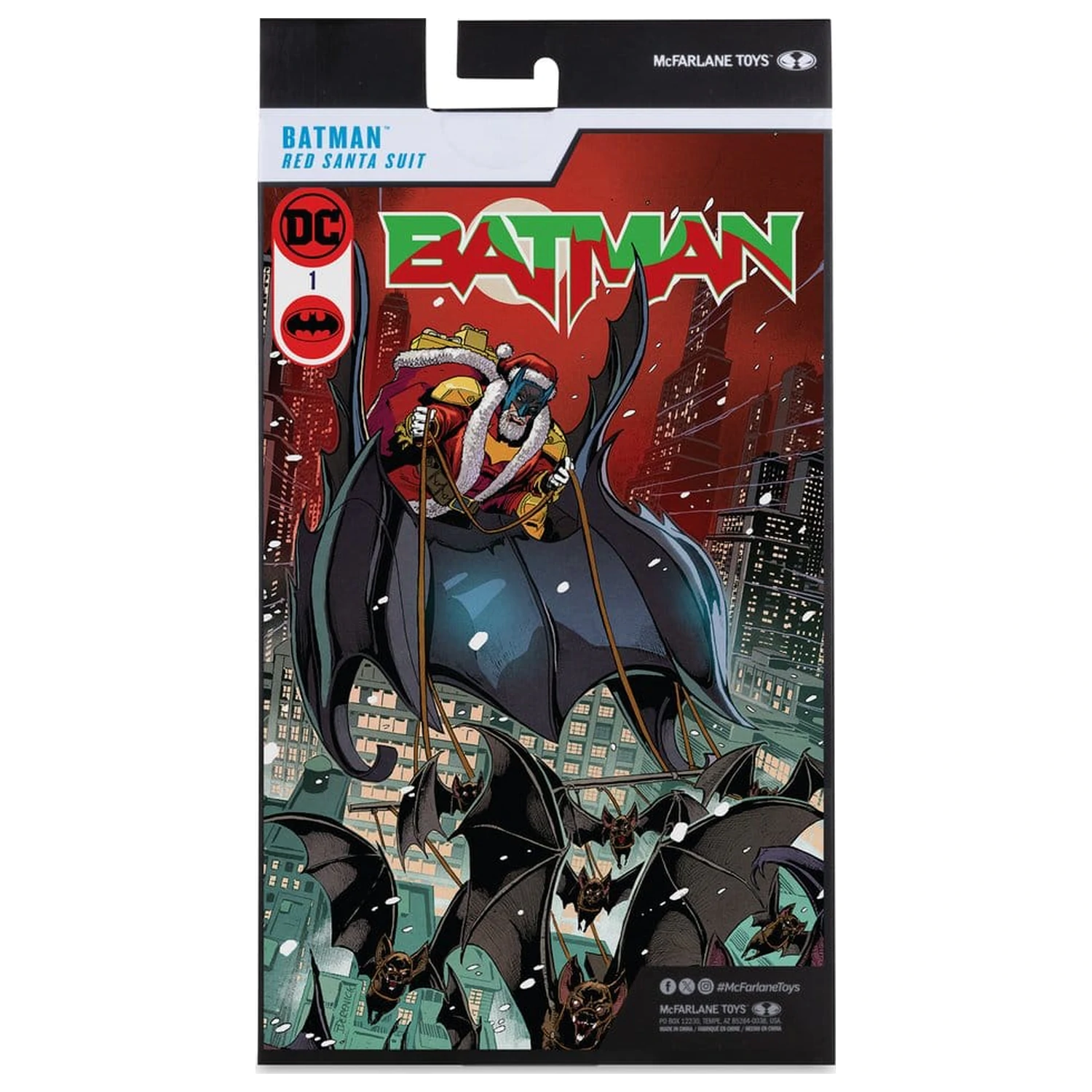 DC Multiverse McFarlane Vault Collection Figurka Akcji Batman (Red Santa Suit) 18 cm zdjęcie produktu