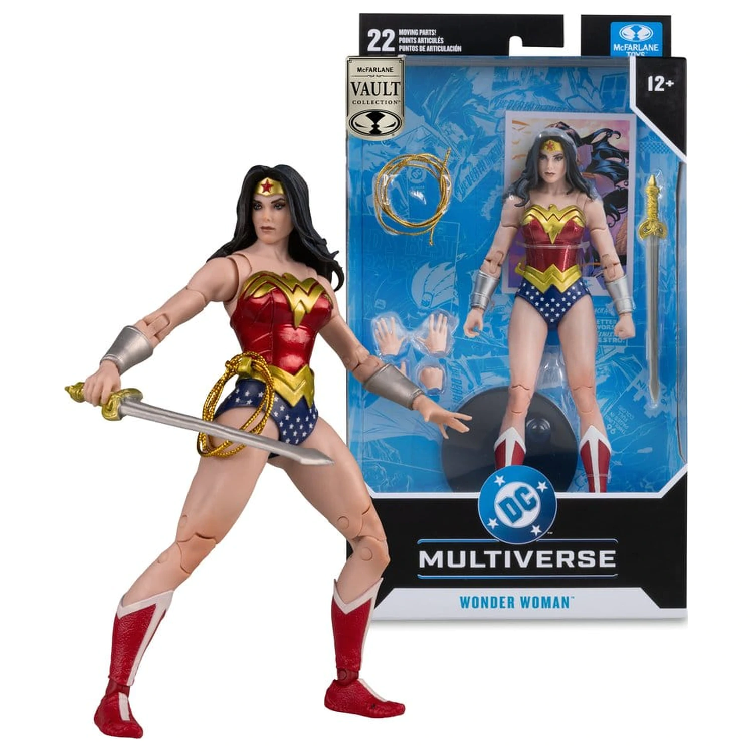 DC Multiverse McFarlane Vault Collection Figurka akcji Wonder Woman (Classic) 18 cm zdjęcie produktu