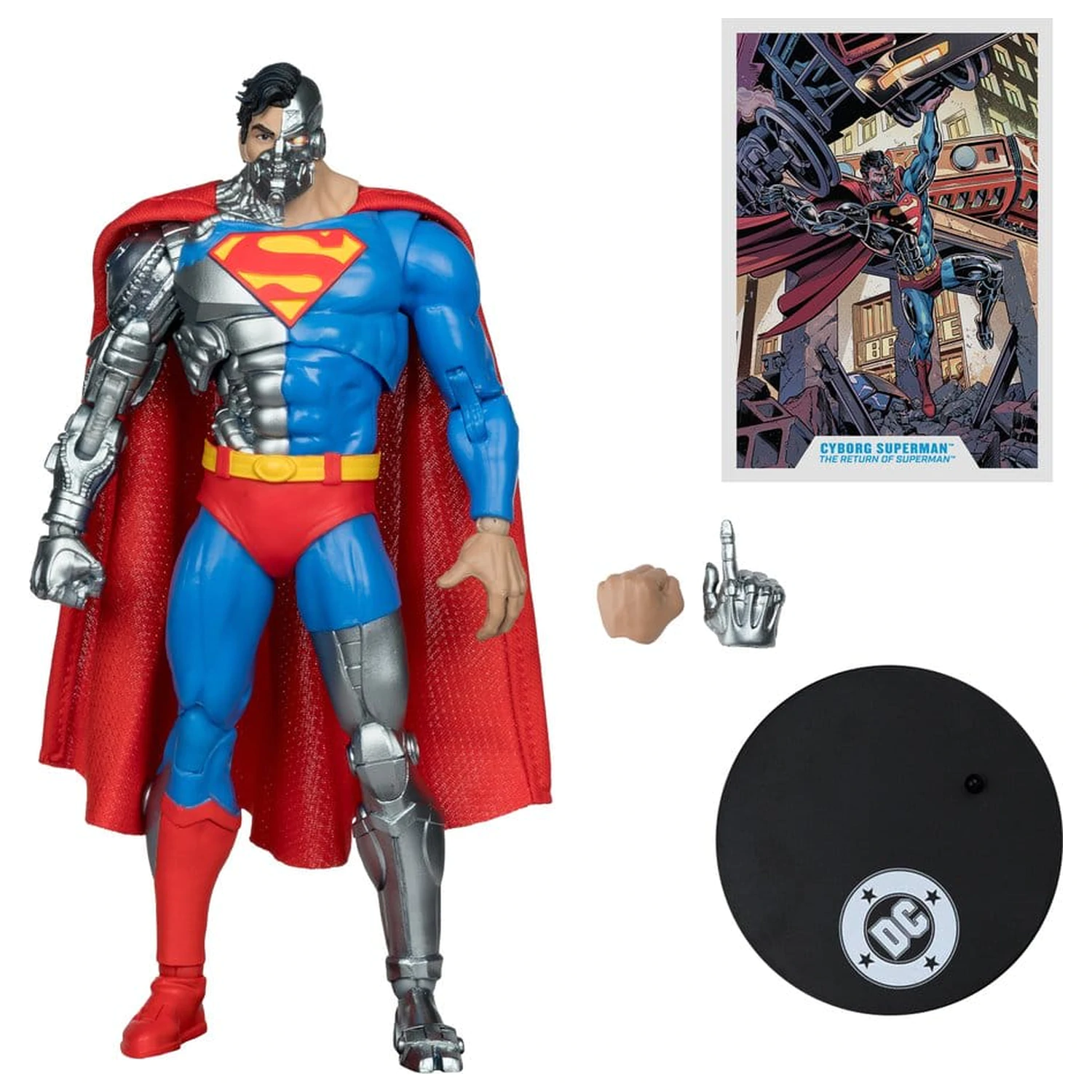 DC Multiverse McFarlane Vault Collection Figurka akcji Cyborg Superman (Revenge of the Green Lanterns) 18 cm zdjęcie produktu