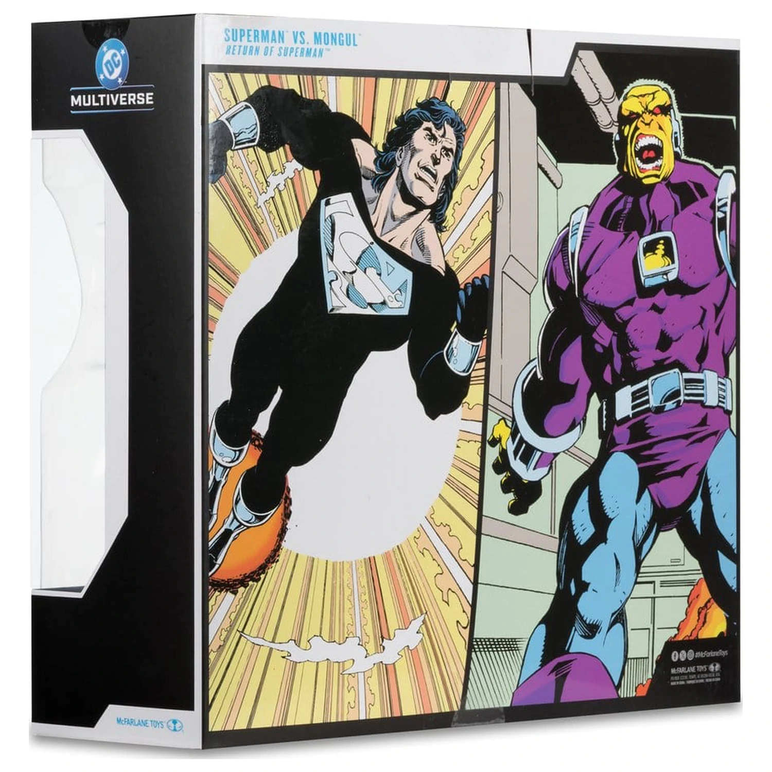 DC Multiverse Megafig figurka akcji 2-pak Mongul kontra Superman (Return of Superman) zdjęcie produktu