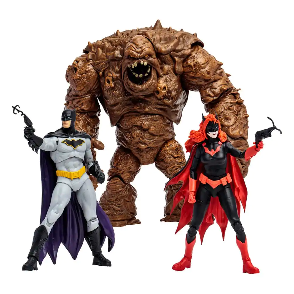 DC Multiverse Figurki Akcji Multipack Clayface, Batman & Batwoman (DC Rebirth) (Gold Label) 18 cm zdjęcie produktu