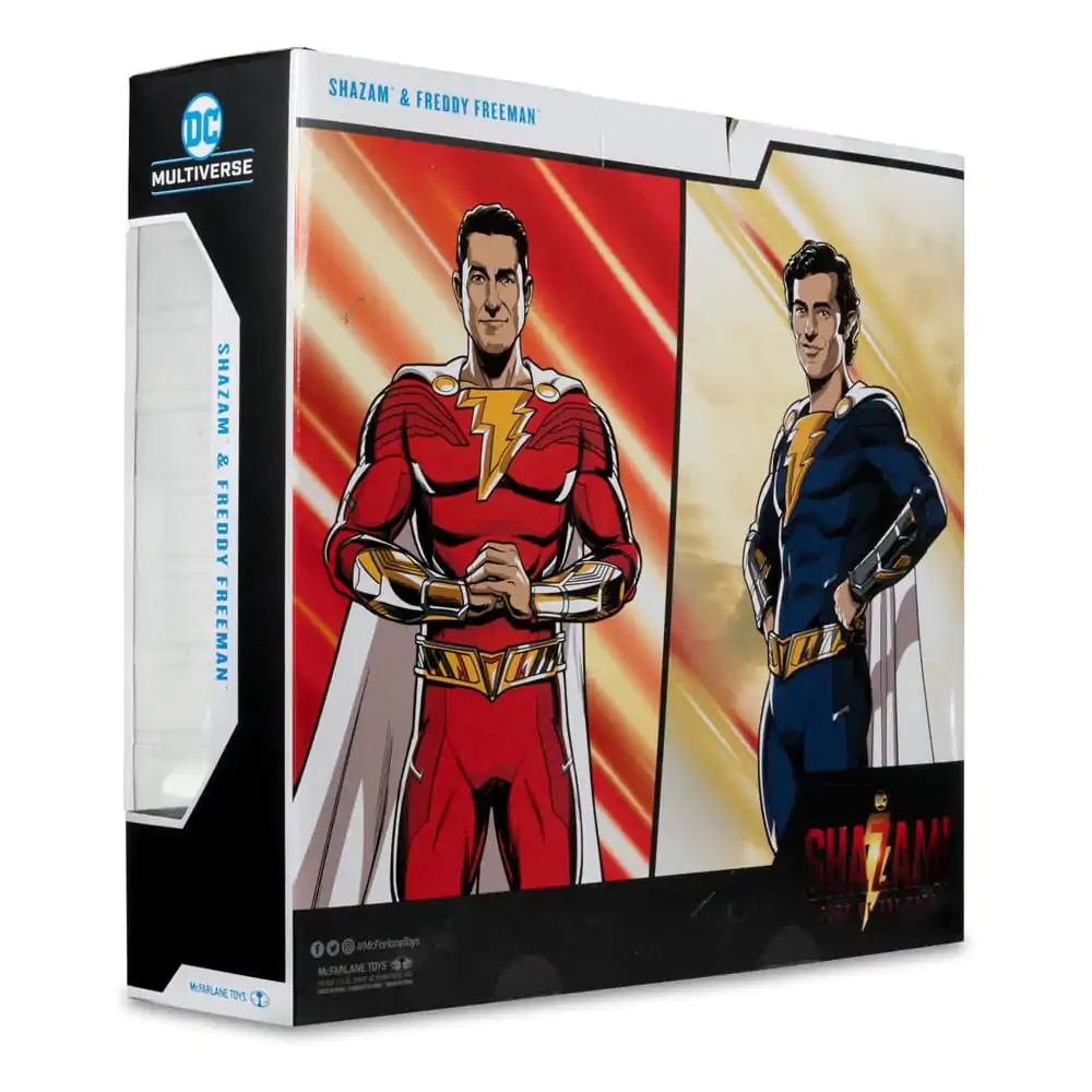 DC Multiverse Action Figures Pack 2 figurek Shazam (Battle Damage) & Freddie Freeman (Gold Label) 18 cm zdjęcie produktu