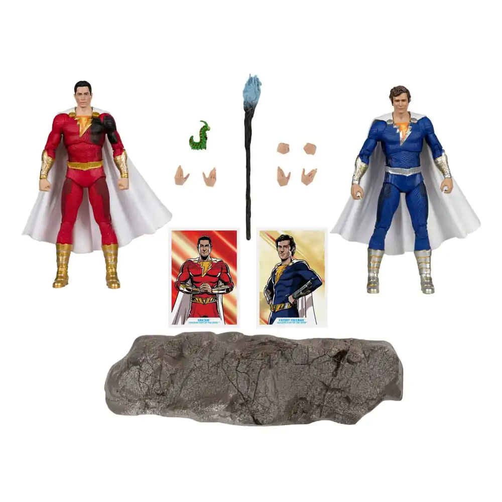 DC Multiverse Action Figures Pack 2 figurek Shazam (Battle Damage) & Freddie Freeman (Gold Label) 18 cm zdjęcie produktu