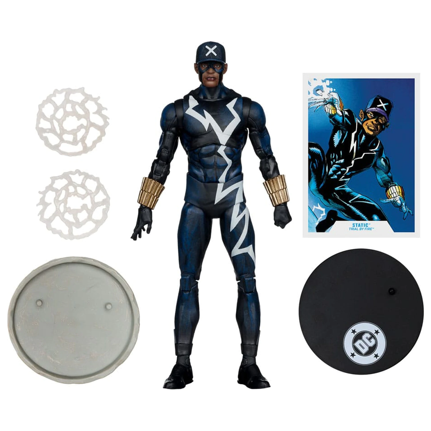 DC Multiverse Figurka Static Shock (Trial by Fire) (Gold Label) 18 cm zdjęcie produktu