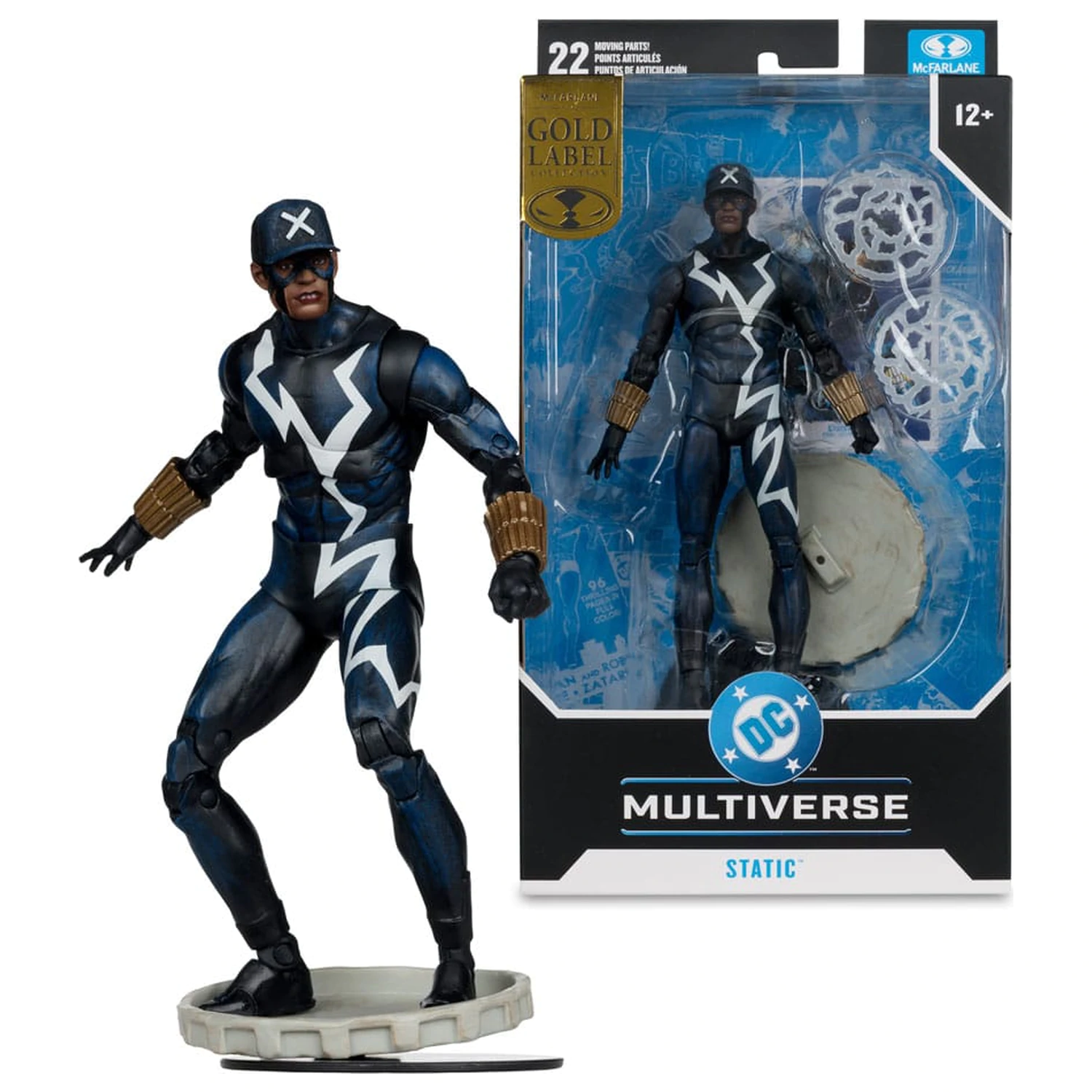 DC Multiverse Figurka Static Shock (Trial by Fire) (Gold Label) 18 cm zdjęcie produktu