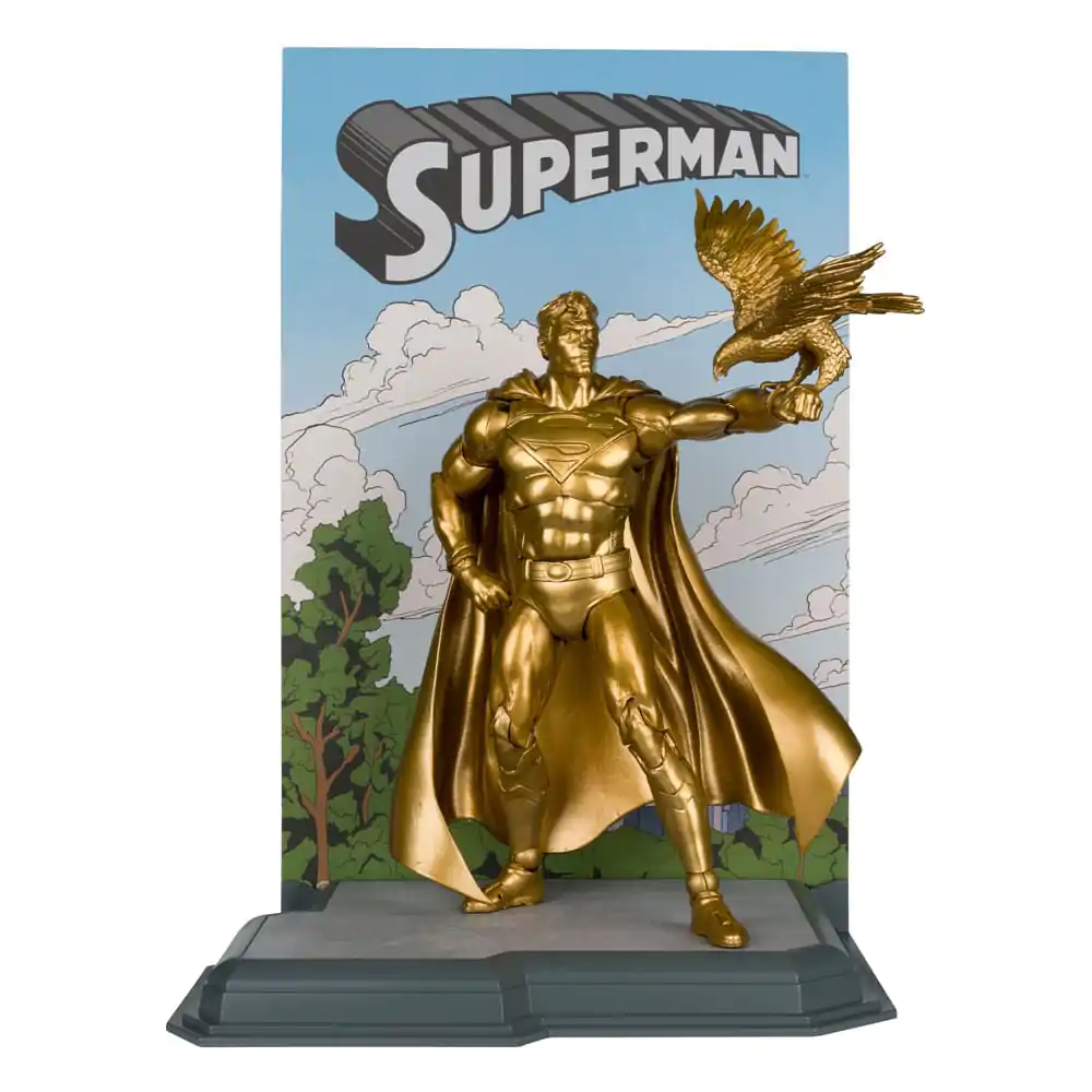 Figurka Akcji DC Multiverse Superman (Centennial Park Tribute Statue) Gold Label 18 cm zdjęcie produktu