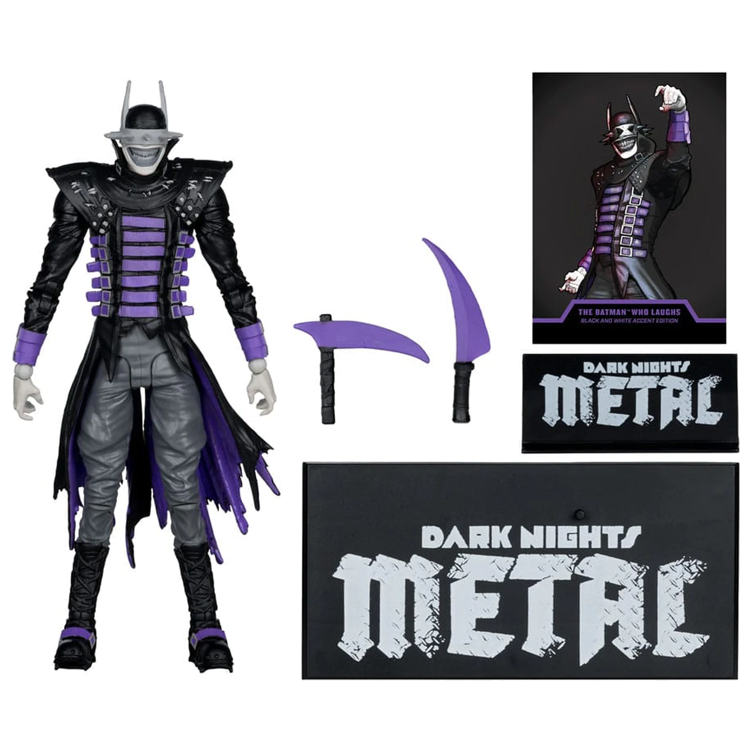 DC Multiverse figurka akcji The Batman Who Laughs (B&W with accent) (Gold Label) 18 cm zdjęcie produktu