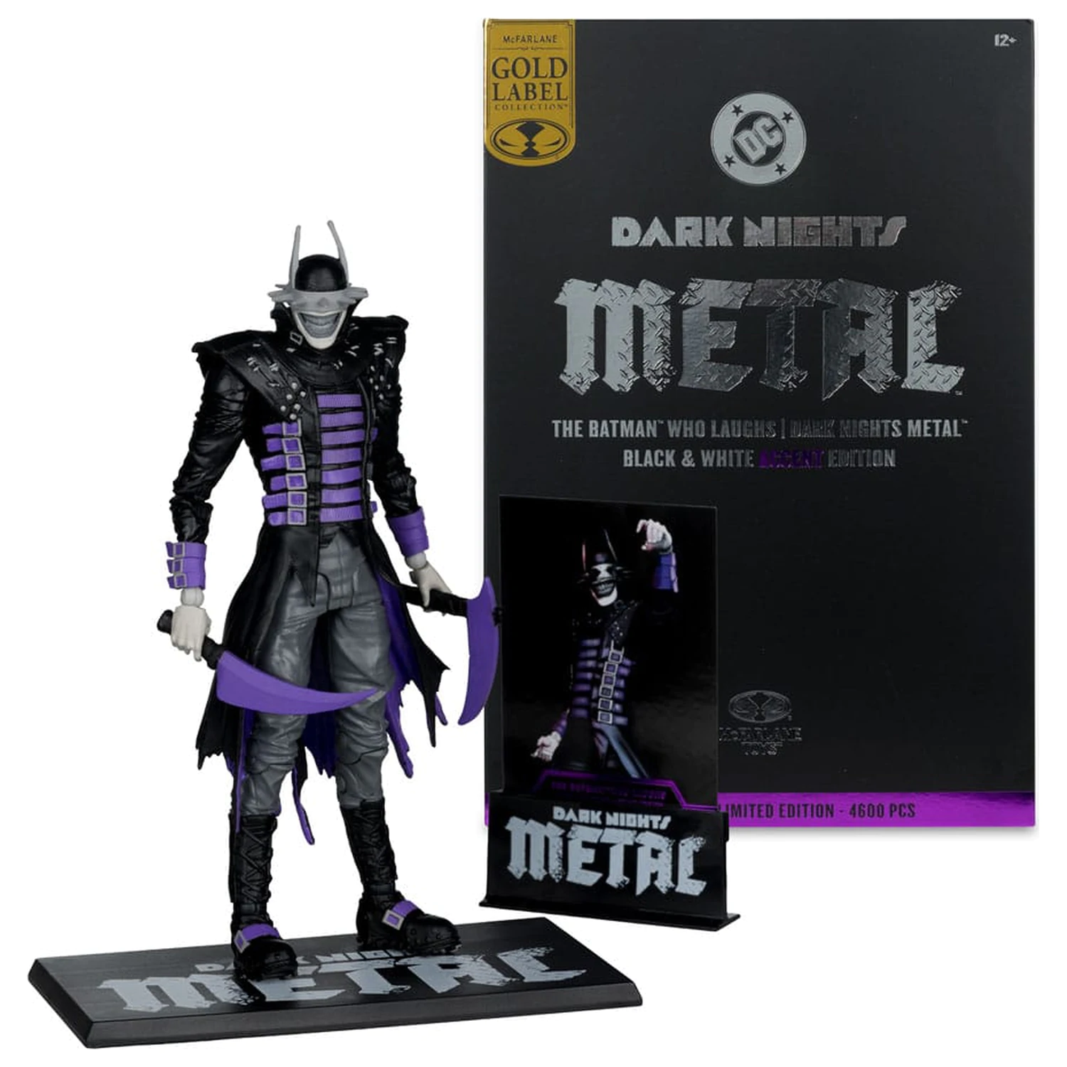DC Multiverse figurka akcji The Batman Who Laughs (B&W with accent) (Gold Label) 18 cm zdjęcie produktu