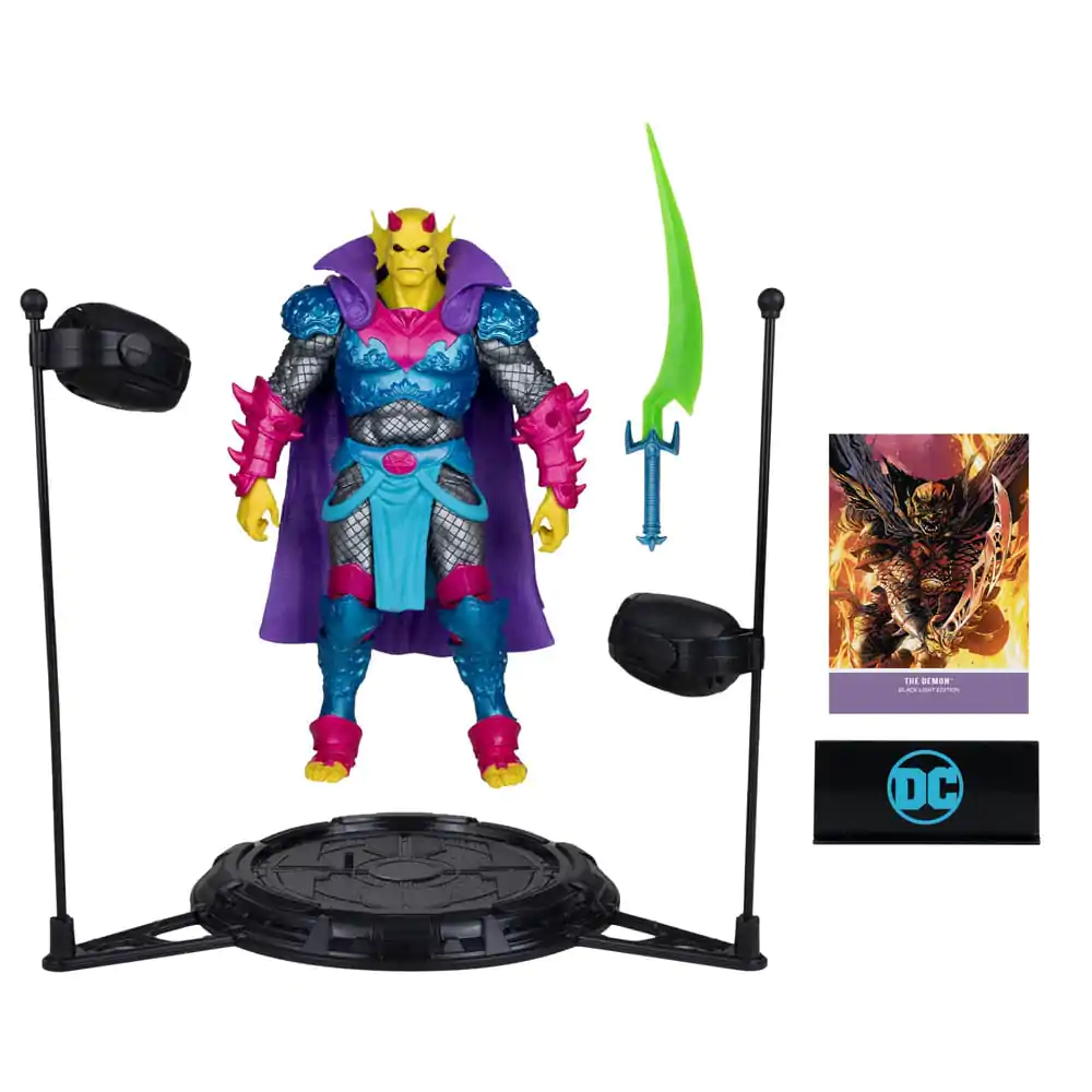DC Multiverse Figurka akcji The Demon (Demon Knights) Black Light Edition (Gold Label) 18 cm zdjęcie produktu