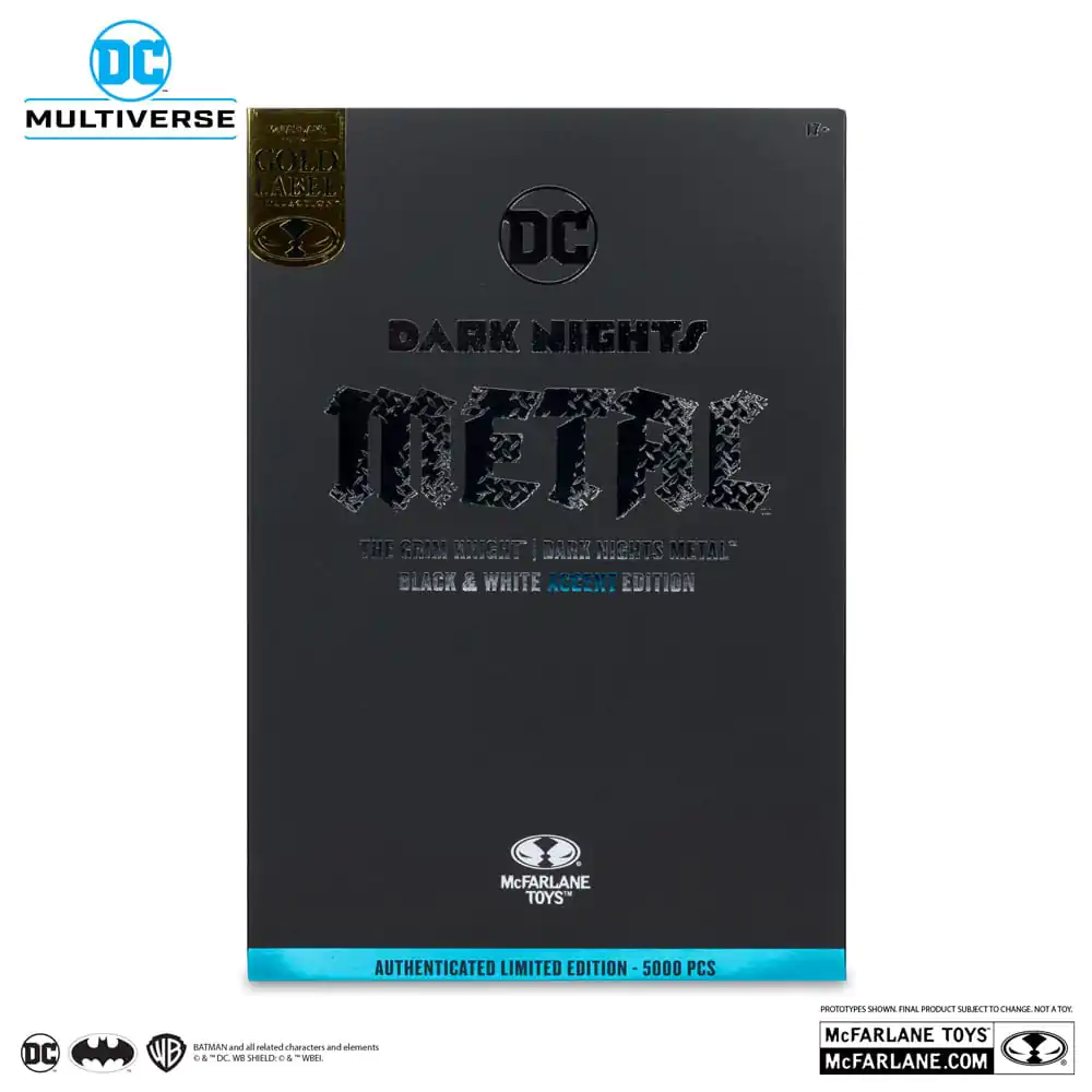 DC Multiverse Figurka Akcji The Grim Knight (Dark Nights Metal) (Black & White Accent Edition) (Gold Label) 18 cm zdjęcie produktu