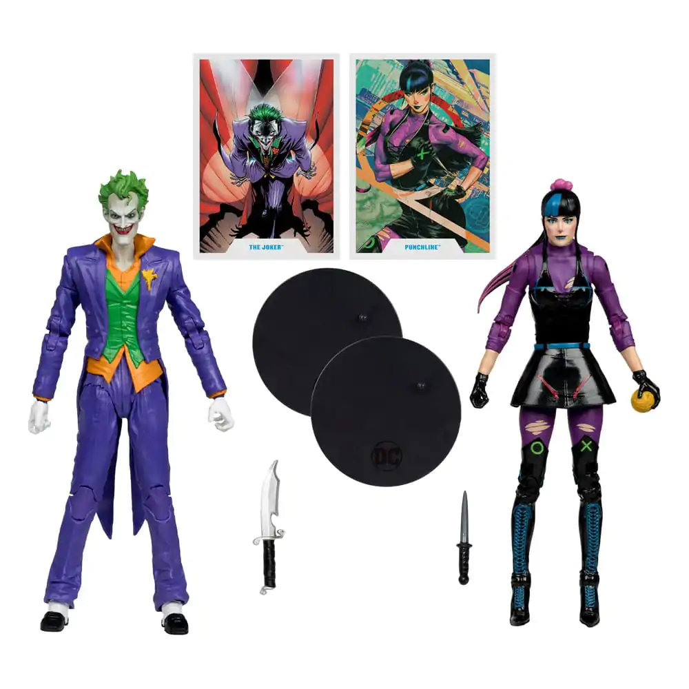 DC Multiverse Figurki Akcji Pack of 2 The Joker & Punchline 18 cm zdjęcie produktu