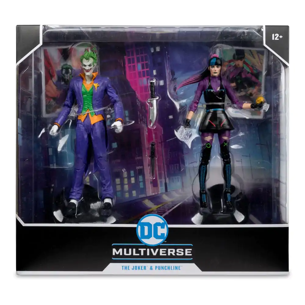 DC Multiverse Figurki Akcji Pack of 2 The Joker & Punchline 18 cm zdjęcie produktu