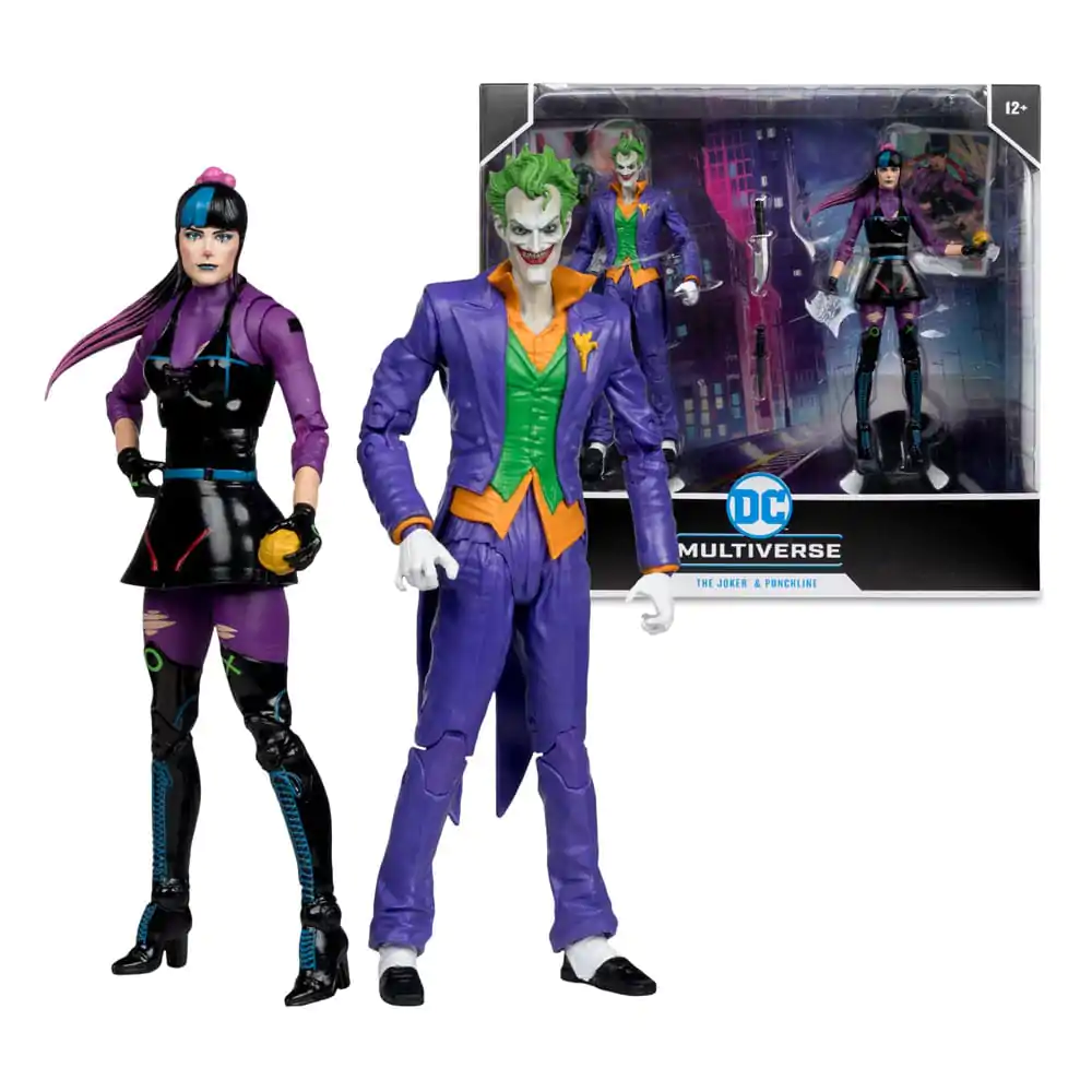 DC Multiverse Figurki Akcji Pack of 2 The Joker & Punchline 18 cm zdjęcie produktu