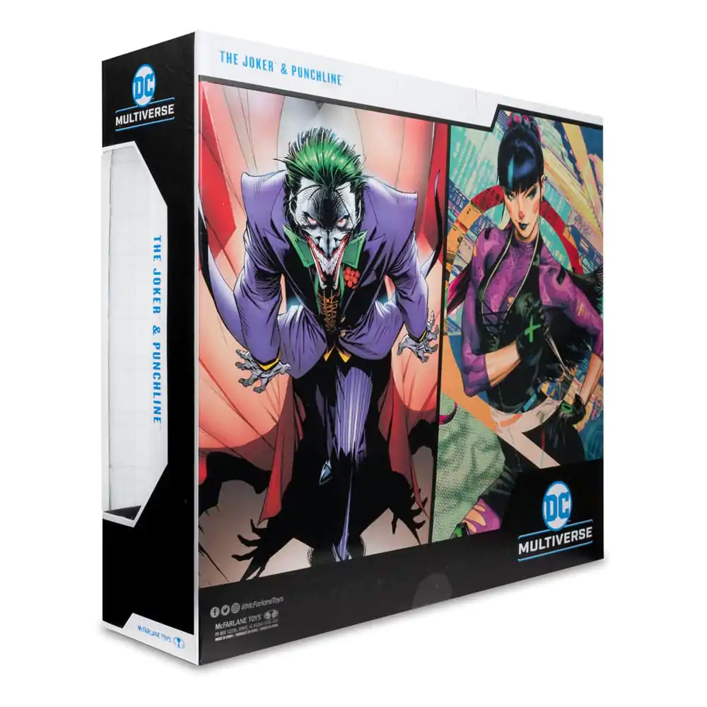 DC Multiverse Figurki Akcji Pack of 2 The Joker & Punchline 18 cm zdjęcie produktu