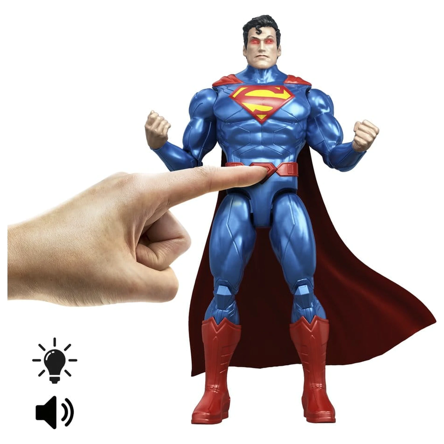 DC Premier Figurka Akcji z Dźwiękiem i Światłem Heat Vision Superman 16 cm zdjęcie produktu