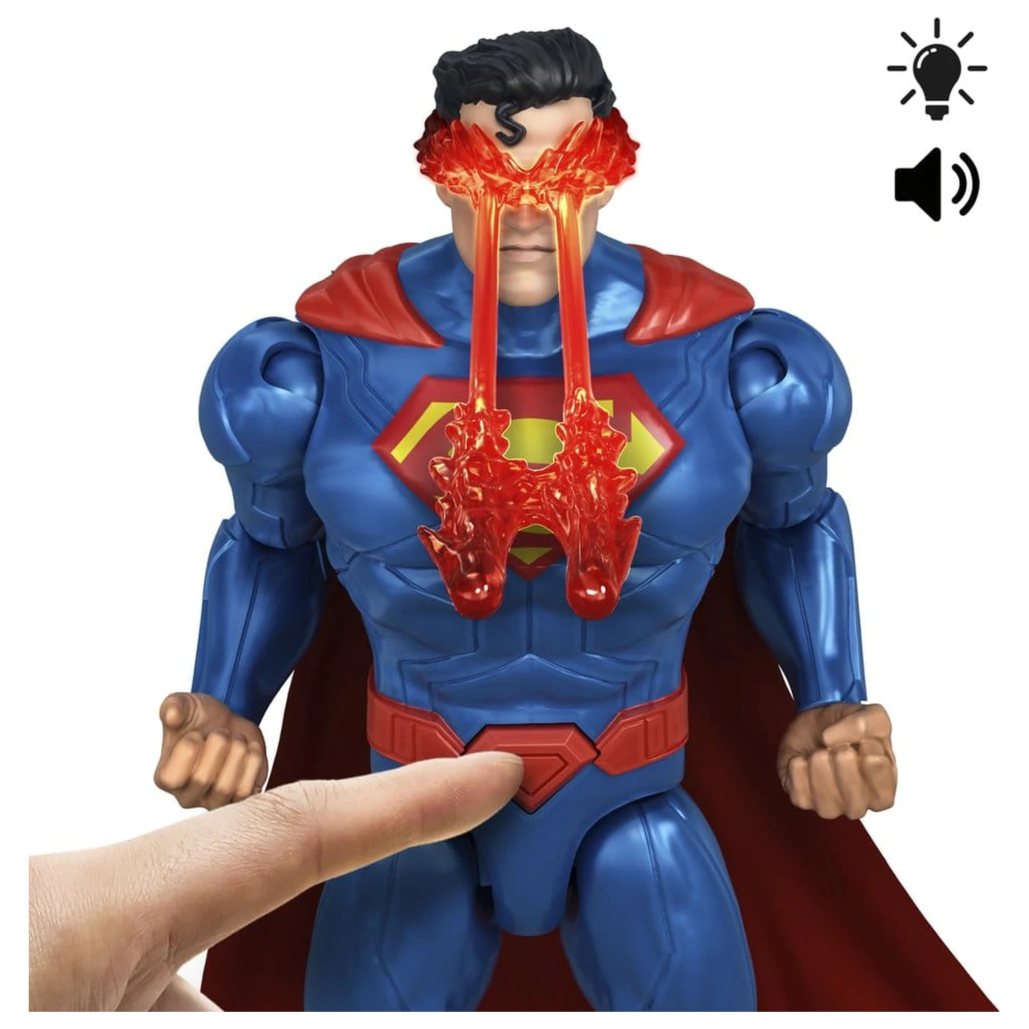 DC Premier Figurka Akcji z Dźwiękiem i Światłem Heat Vision Superman 16 cm zdjęcie produktu